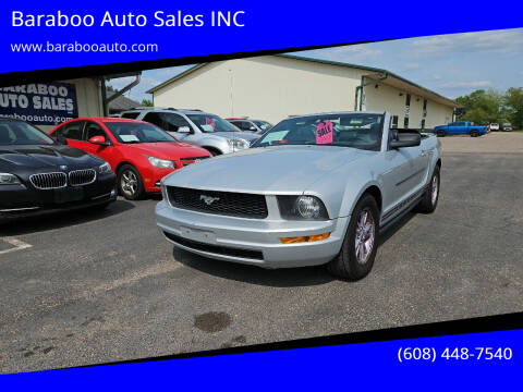 2007 Ford Mustang for sale at Baraboo Auto Sales INC in Baraboo WI