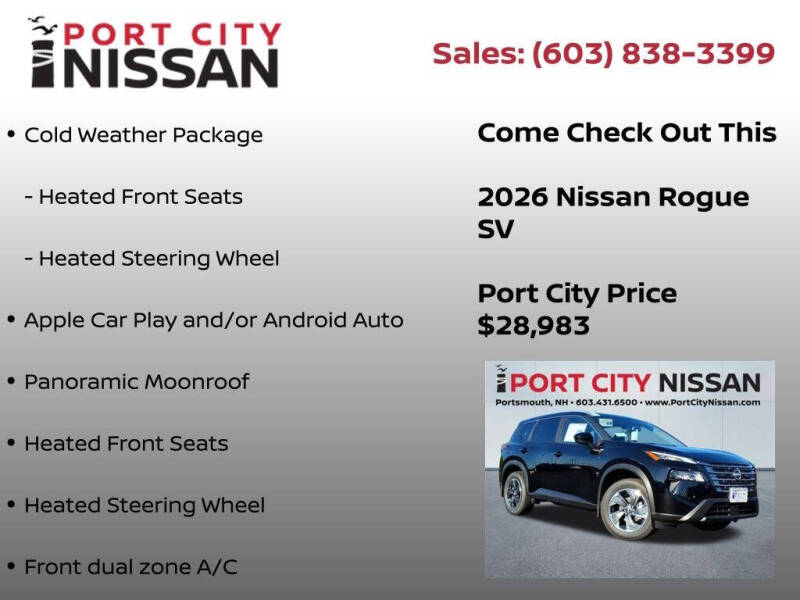 2026 Nissan Rogue SV