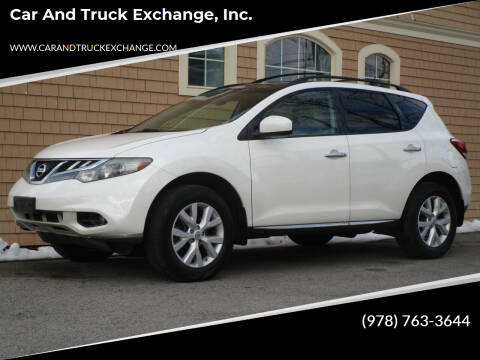 2012 Nissan Murano for sale at Car and Truck Exchange, Inc. in Rowley MA