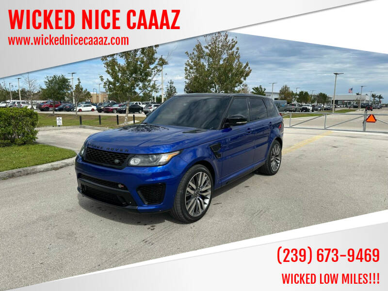 2015 Land Rover Range Rover Sport for sale at WICKED NICE CAAAZ in Cape Coral FL