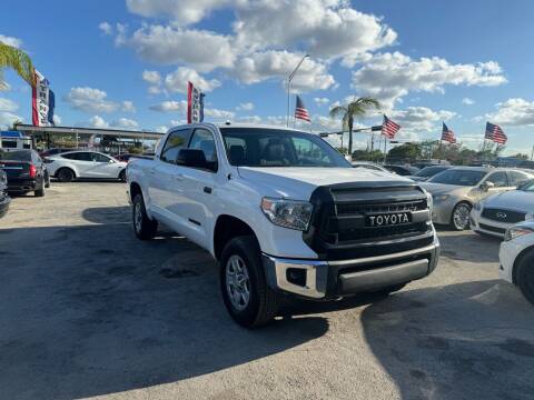 2014 Toyota Tundra for sale at America Auto Wholesale Inc in Miami FL
