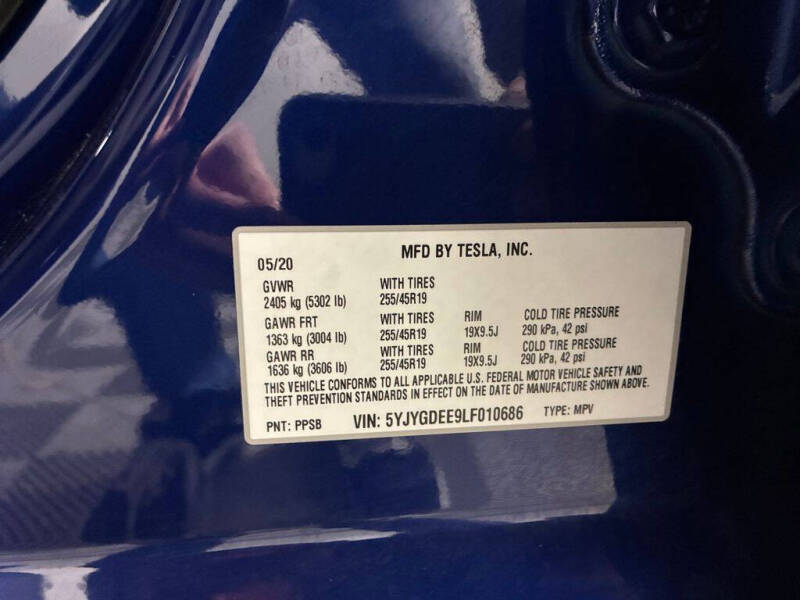 2020 Tesla Model Y Long Range