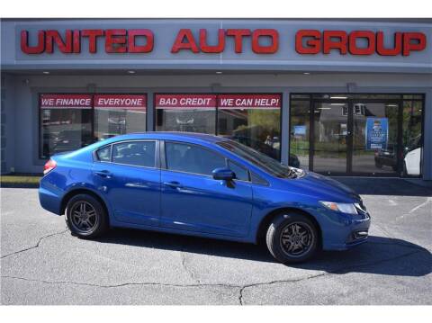 2015 Honda Civic for sale at United Auto Group in Putnam CT