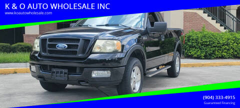 2005 Ford F-150 for sale at K & O AUTO WHOLESALE INC in Jacksonville FL