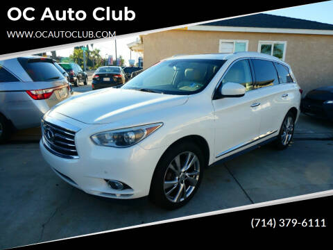 2013 Infiniti JX35 for sale at OC Auto Club in Midway City CA