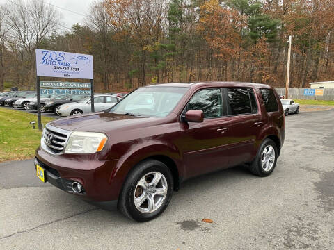 2012 Honda Pilot for sale at WS Auto Sales in Castleton On Hudson NY