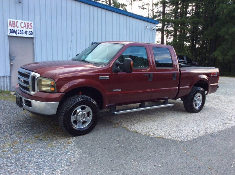 2005 Ford F-250 Super Duty for sale at ABC Cars LLC in Ashland VA