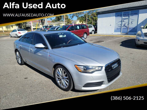 2012 Audi A6 for sale at Alfa Used Auto in Holly Hill FL