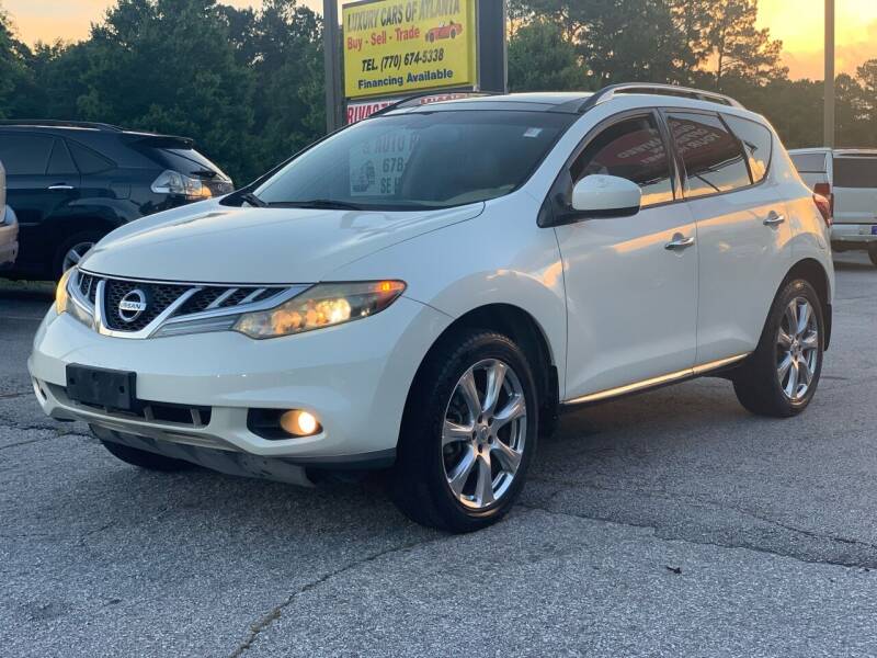 2012 Nissan Murano for sale at Luxury Cars of Atlanta in Snellville GA