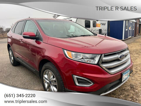 2018 Ford Edge for sale at Triple R Sales in Lake City MN