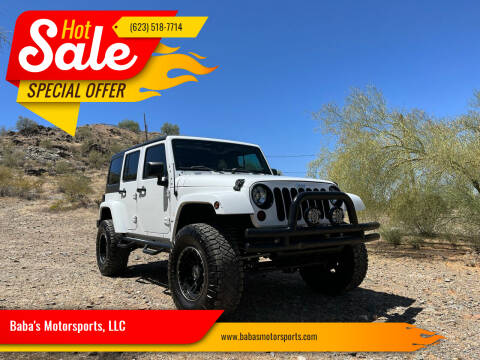 2013 Jeep Wrangler Unlimited for sale at Baba's Motorsports, LLC in Phoenix AZ