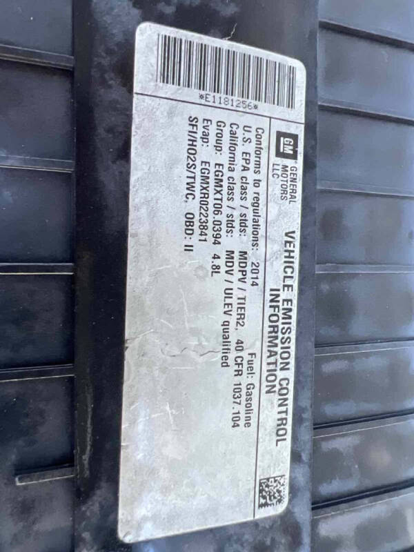 2014 Chevrolet Express 2500