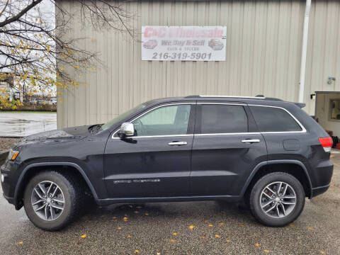 2017 Jeep Grand Cherokee for sale at C & C Wholesale in Cleveland OH