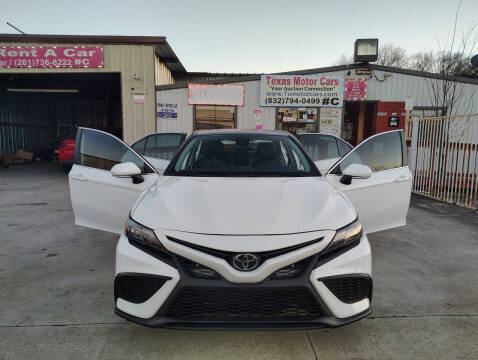 2022 Toyota Camry for sale at TEXAS MOTOR CARS in Houston TX