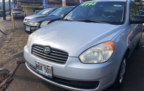 2009 Hyundai Accent for sale at PACIFIC ISLAND AUTO SALES in Wahiawa HI