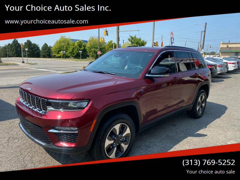 2024 Jeep Grand Cherokee for sale at Your Choice Auto Sales Inc. in Dearborn MI
