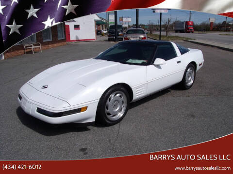 1991 Chevrolet Corvette for sale at BARRYS AUTO SALES LLC in Danville VA