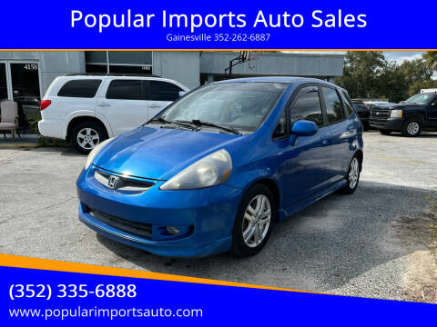 2007 Honda Fit for sale at Popular Imports Auto Sales in Gainesville FL