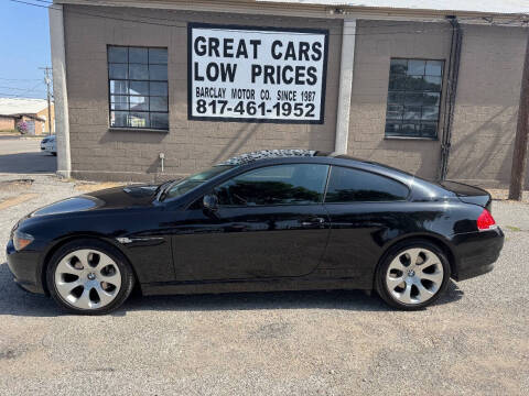 2007 BMW 6 Series 650i