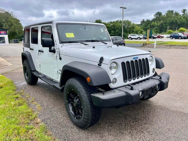 2017 Jeep Wrangler Unlimited for sale at Dave Delaney's Columbia in Hanover, MA