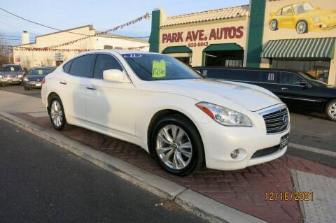 2011 Infiniti M37 for sale at PARK AVENUE AUTOS in Collingswood NJ