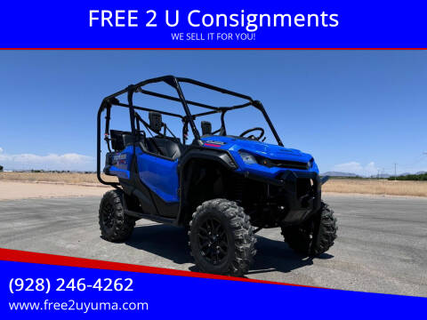 2022 Honda Pioneer for sale at FREE 2 U Consignments in Yuma AZ