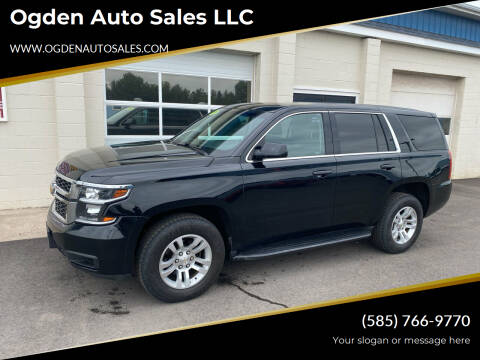 2019 Chevrolet Tahoe for sale at Ogden Auto Sales LLC in Spencerport NY