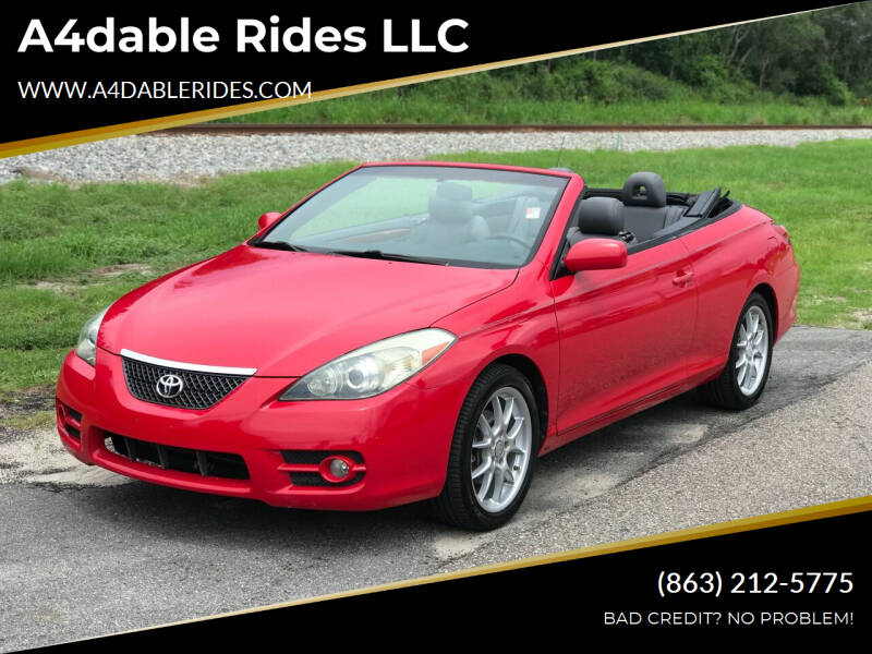 2008 Toyota Camry Solara for sale at A4dable Rides LLC in Haines City FL