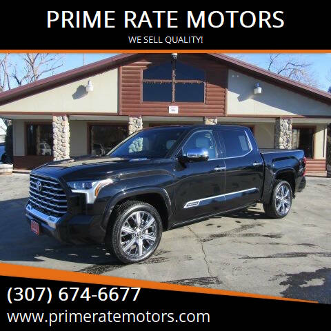 2022 Toyota Tundra for sale at PRIME RATE MOTORS in Sheridan WY