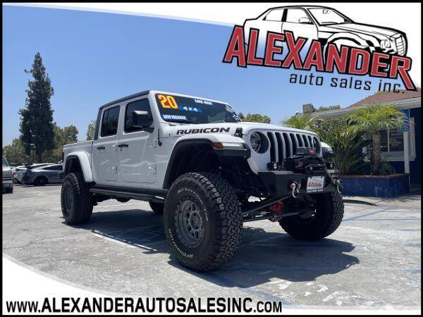 2020 Jeep Gladiator for sale at Alexander Auto Sales Inc in Whittier CA
