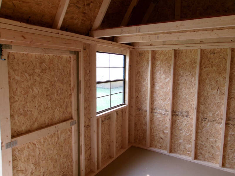 10 x 16 side lofted barn