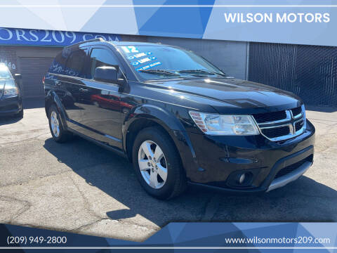 2012 Dodge Journey for sale at WILSON MOTORS in Stockton CA
