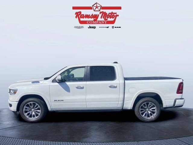 Used 2021 RAM Ram 1500 Pickup Laramie with VIN 1C6SRFJT2MN509971 for sale in Harrison, AR