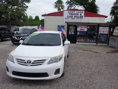2013 Toyota Corolla for sale at EAST LAKE TRUCK & CAR SALES in Holiday FL