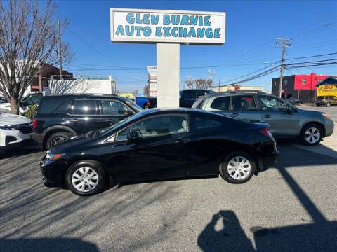 2012 Honda Civic for sale at Glen Burnie Auto Exchange in Glen Burnie MD