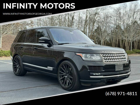 2016 Land Rover Range Rover for sale at INFINITY MOTORS in Gainesville GA