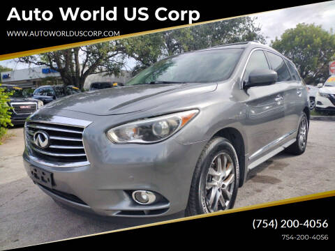 2015 Infiniti QX60 for sale at Auto World US Corp in Plantation FL