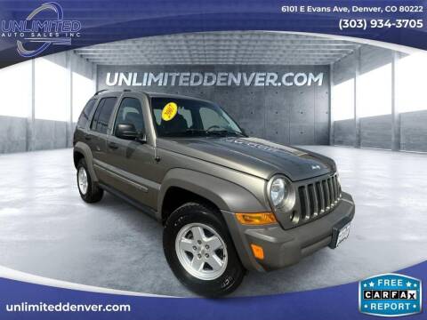 2007 Jeep Liberty for sale at Unlimited Auto Sales in Denver CO