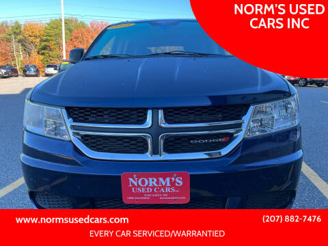 2018 Dodge Journey for sale at NORM'S USED CARS INC in Wiscasset ME