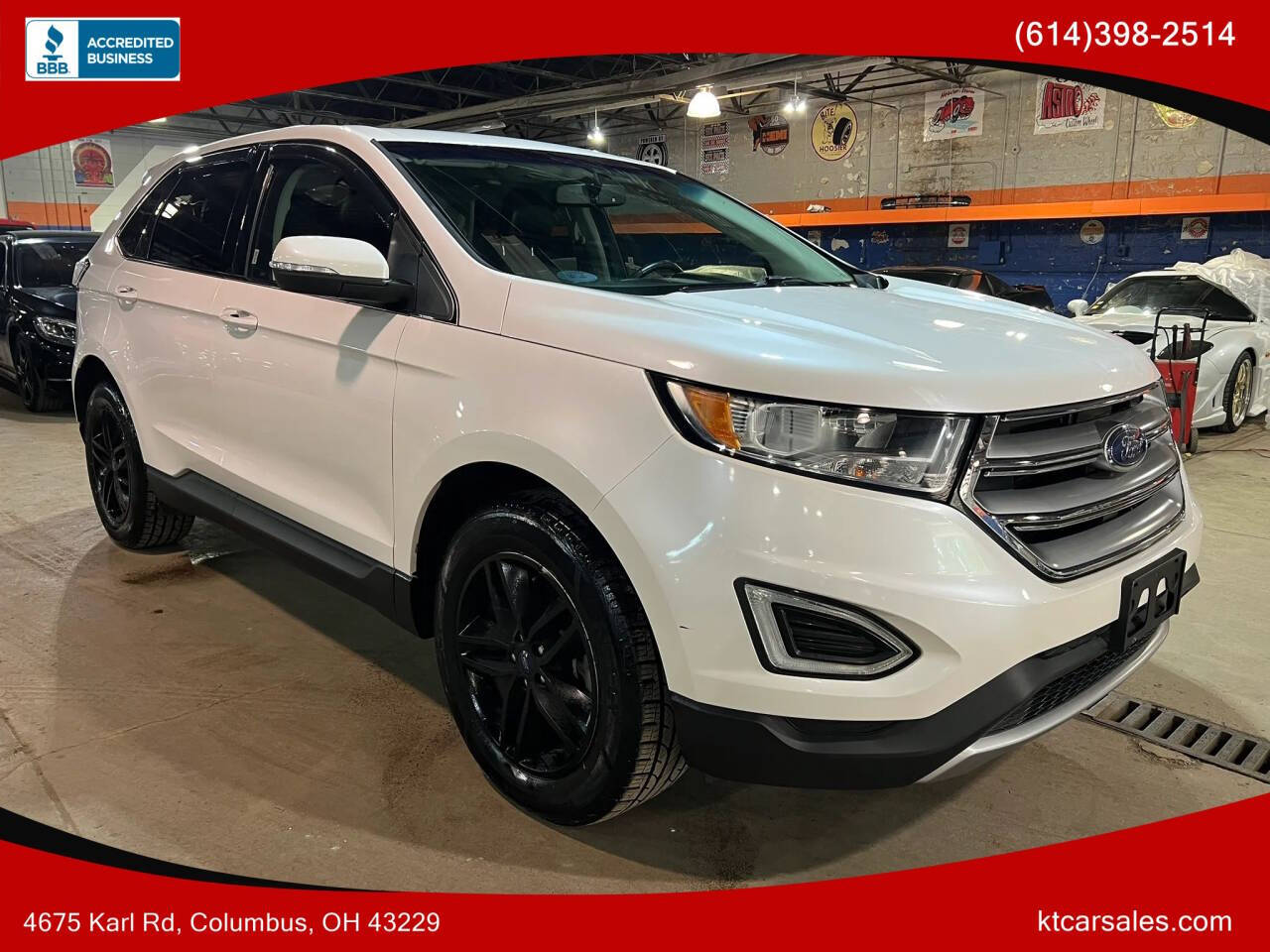 White 2017 Ford Edge SEL AWD SEL 4dr Crossover 1