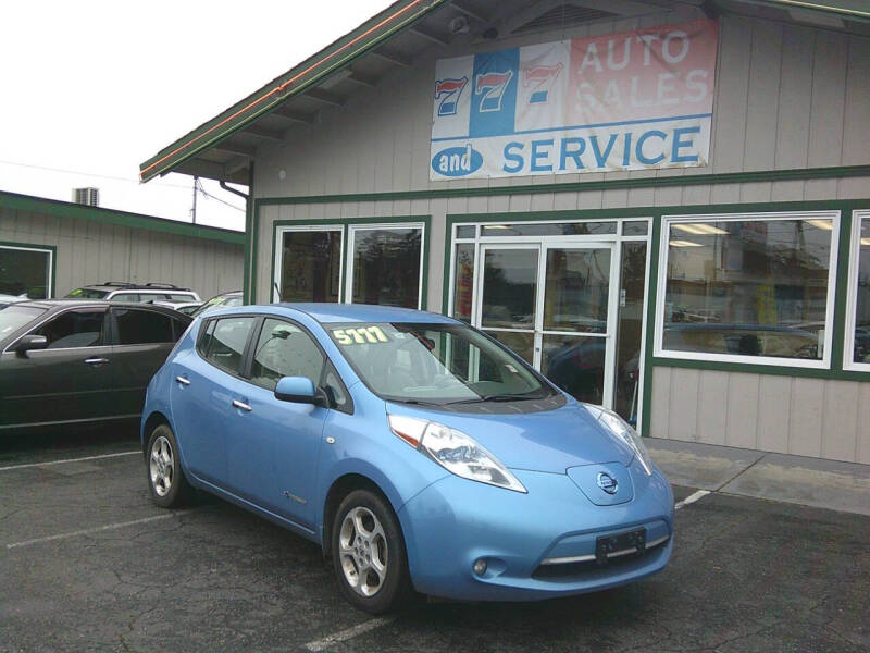 2012 Nissan LEAF for sale at 777 Auto Sales and Service in Tacoma WA