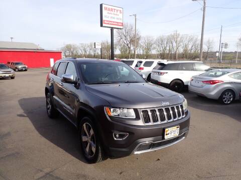 2015 Jeep Grand Cherokee for sale at Marty's Auto Sales in Savage MN