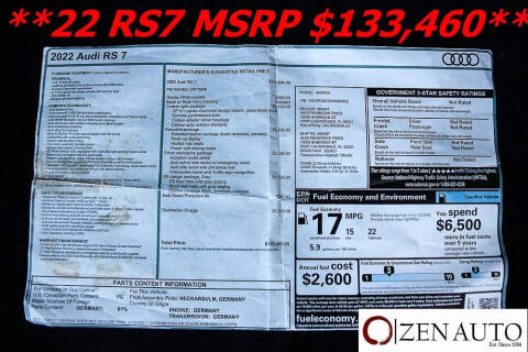 2022 Audi RS 7 4.0T quattro