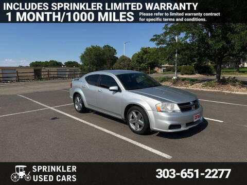 2012 Dodge Avenger for sale at Sprinkler Used Cars in Longmont CO