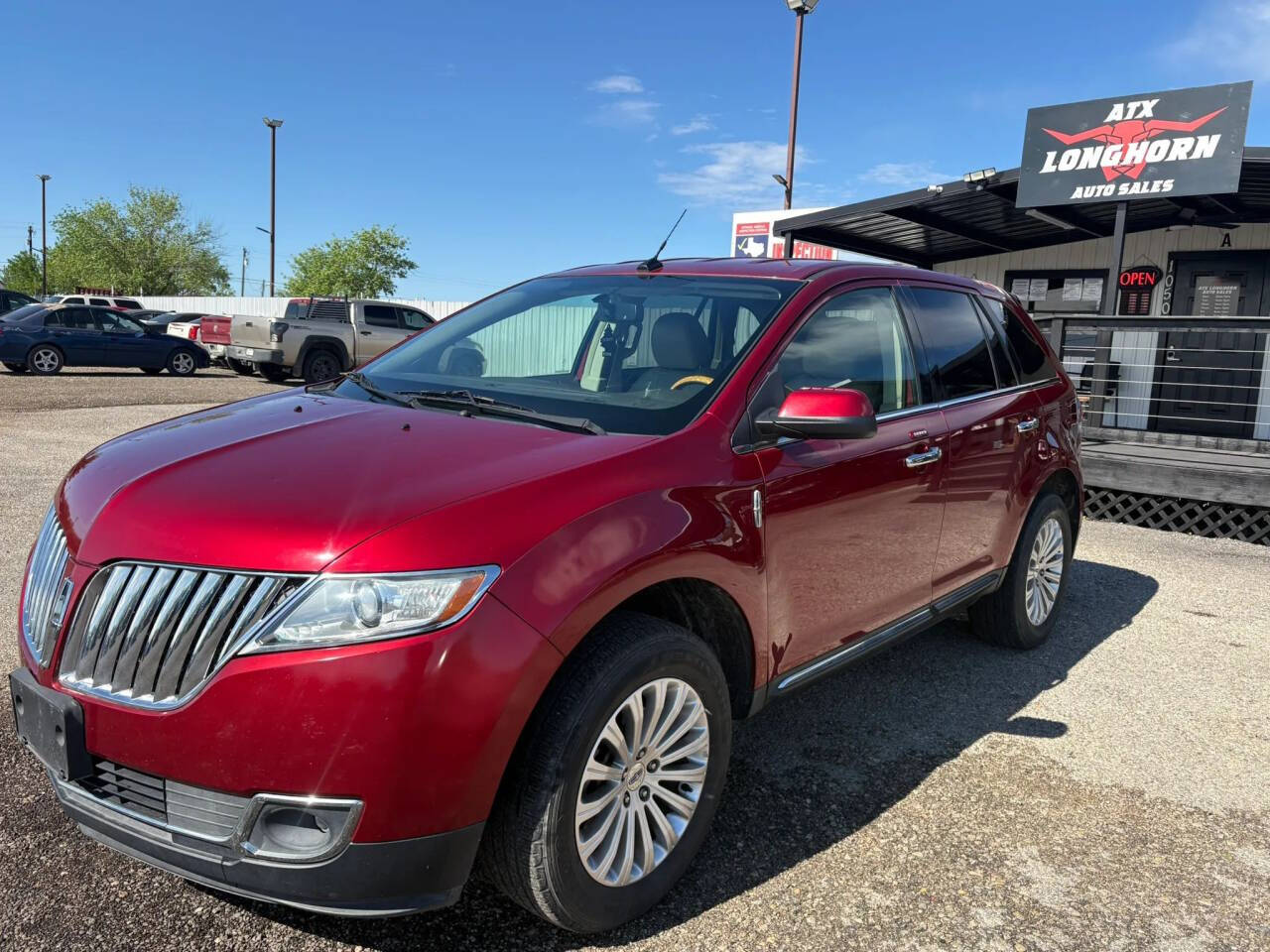 Red 2014 Lincoln MKX Base 4dr SUV 1