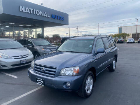 2005 Toyota Highlander for sale at National Autos Sales in Sacramento CA