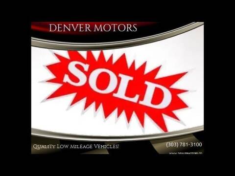 2013 Cadillac CTS for sale at DENVER MOTORS in Englewood CO