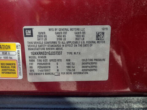 2016 GMC Acadia SLE-1