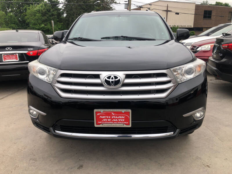 2012 Toyota Highlander for sale at New Park Avenue Auto Inc in Hartford CT