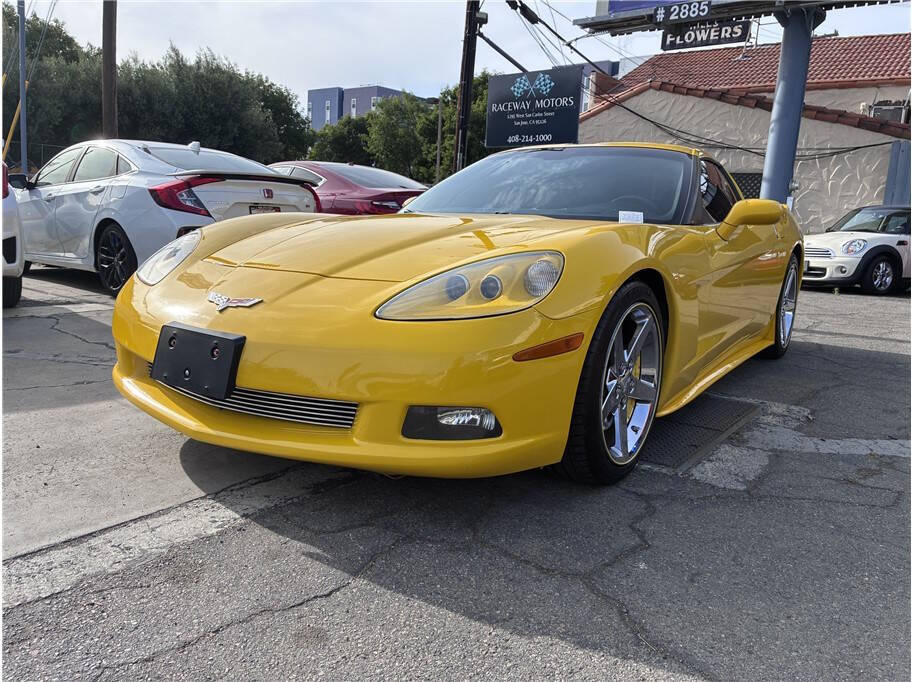 Yellow 2007 Chevrolet Corvette Base 2dr Coupe 1